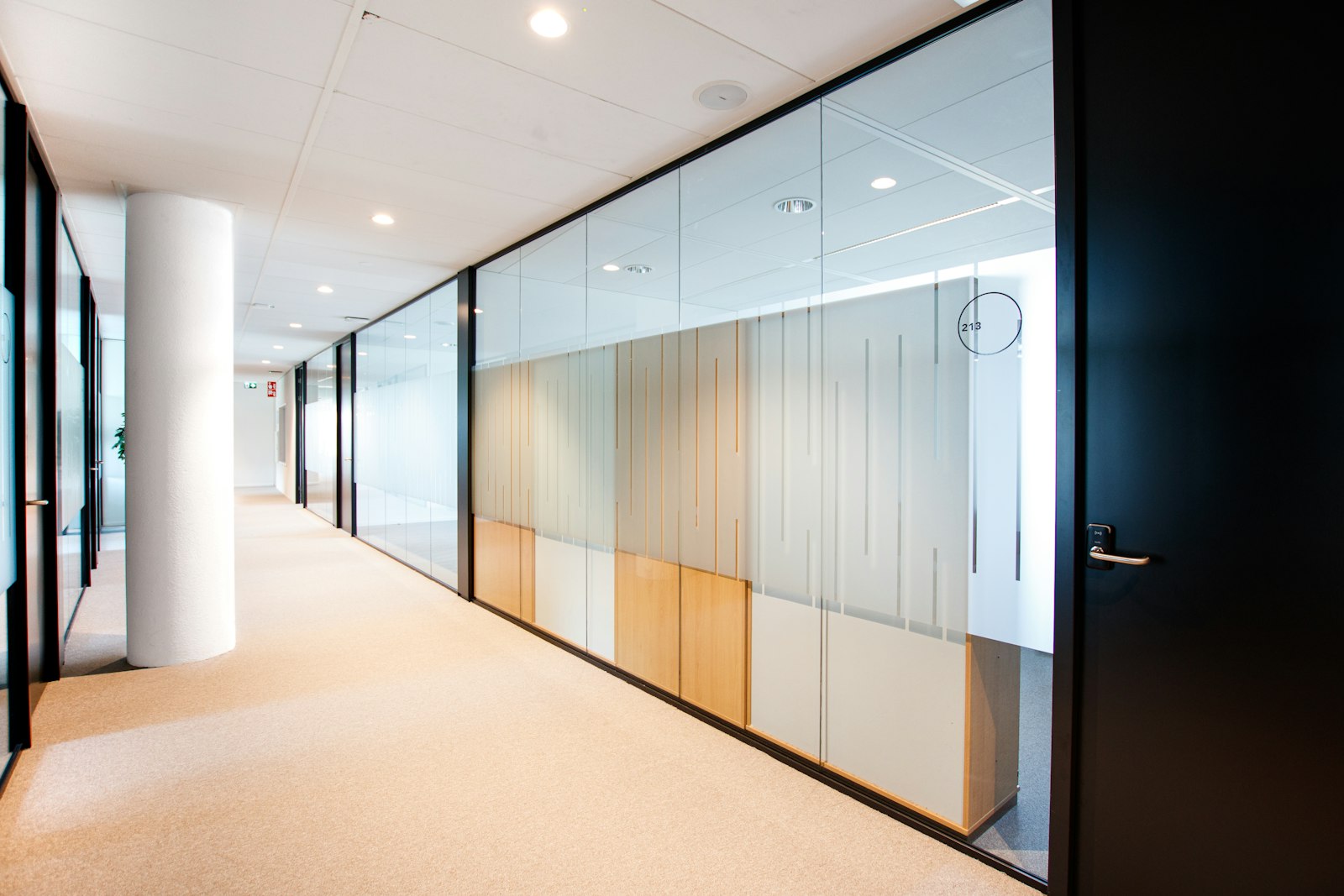 Frosted decorative glass